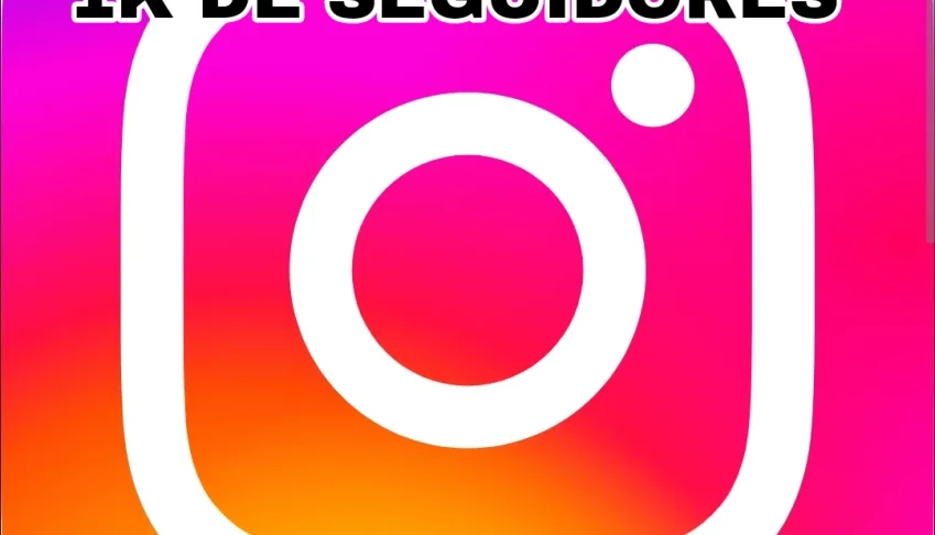 Conta do instagram com 1K DE seguidores