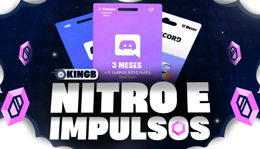 Discord Nitro 3 Meses + 6 Impulsos