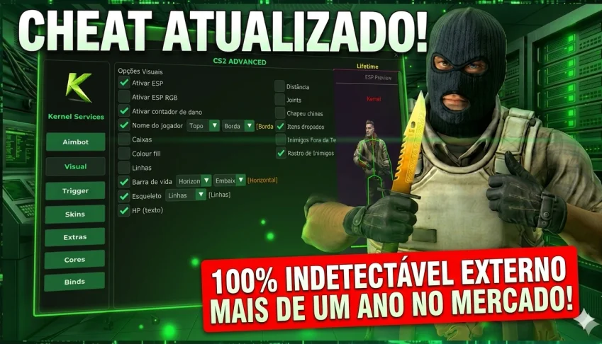 Hack Cs2 ADVANCED Ant Ban Atualizado |AGOSTO DE 2026|