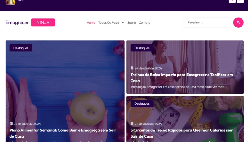 Template Blog Adsense 2024 - Wordpress + Elementor