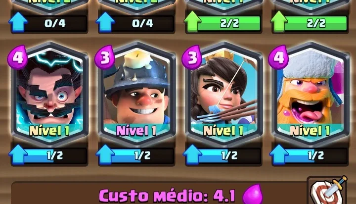Conta Clash Royale Arena 11, Lendárias Nvl 2