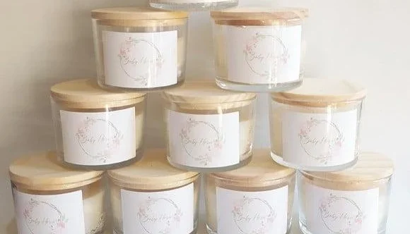 Vela Perfumada Personalizada Lembrancinha Maternidade 120g