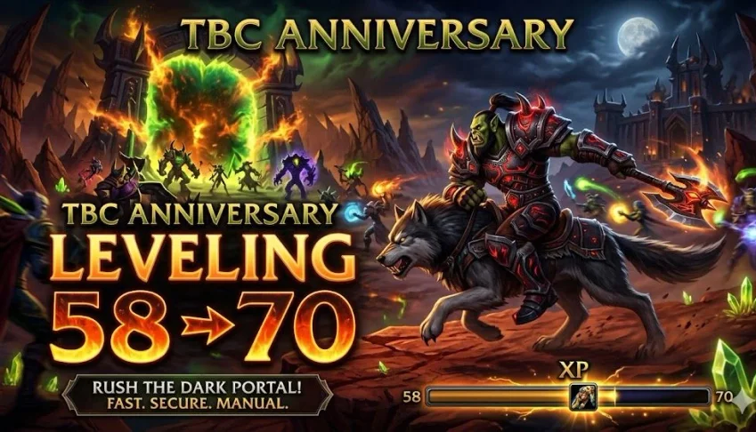 Levelling TBC Anniversary 58-70