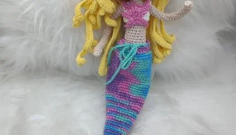 Sereia em Amigurumi