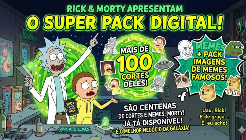 +100 Cortes - Rick And Morty + 100 Imagens De Memes Famosos