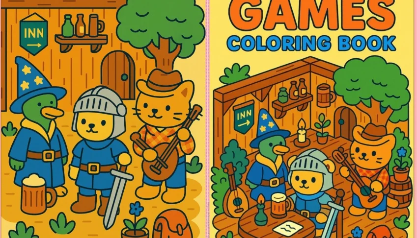 Livro de colorir pdf - Edição Games