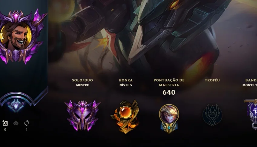 Conta LoL Mestre 252 SKINS