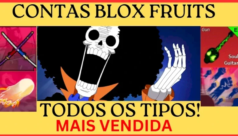 [Mais Vendido]⚠️Conta Blox Fruits Level 1000+ Ou Superior