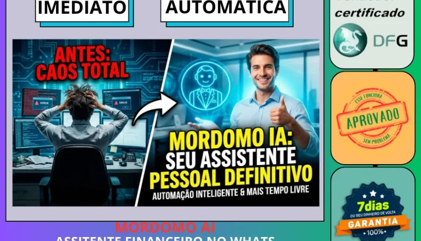 Mordomo Ai - Assistente Financeiro No W.hats