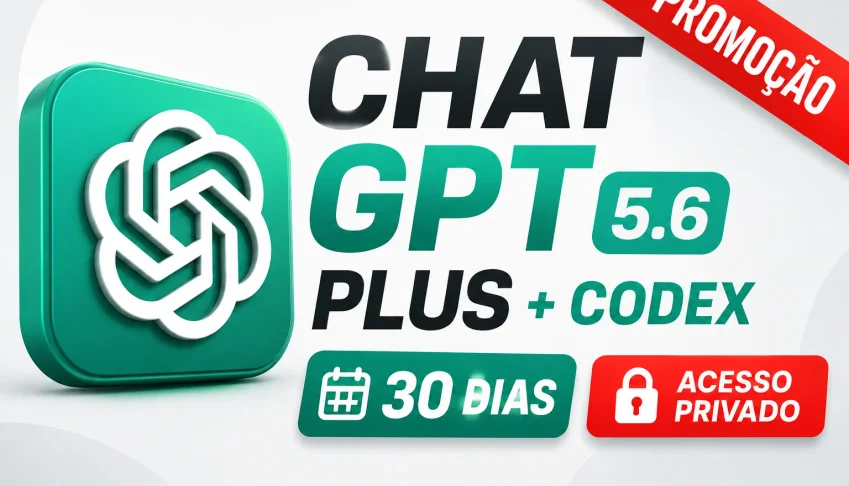 Chatgpt Plus 5.6 Privado 30 Dias + Codex | Conta Privada