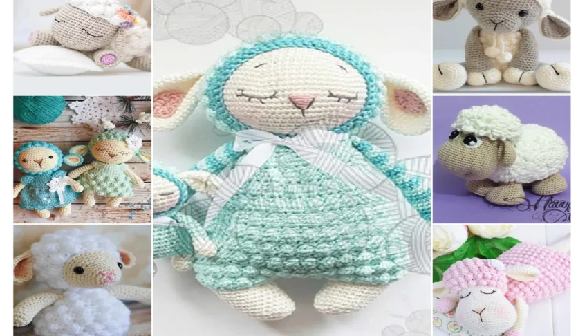Combo 7 Receitas Crochê - Ovelhas Cordeiros Amigurumi