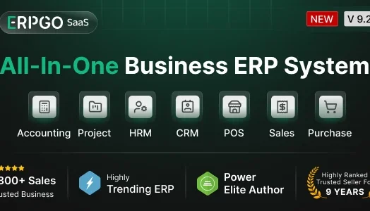 Source PHP ERPGo SaaS – Sistema ERP Empresarial Tudo-em