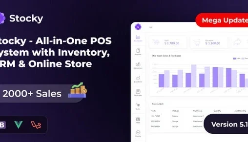 Script Php Pos, Gestão de estoque e loja