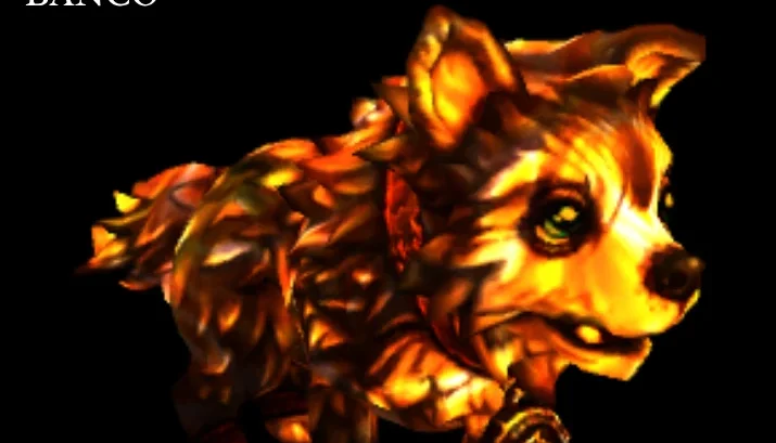 Mascote WoW - FIRE DOG (World of warcraft - Retail) Mini