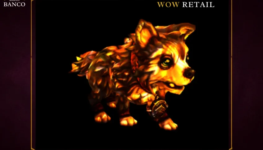 Mascote WoW - FIRE DOG (World of warcraft - Retail) Mini