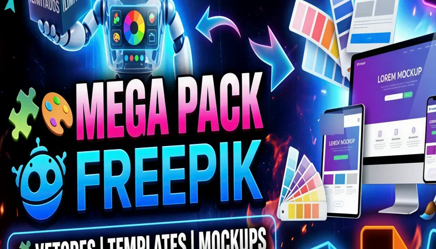 🔥4K Quality | pack Freepik para designer 🎨🧩