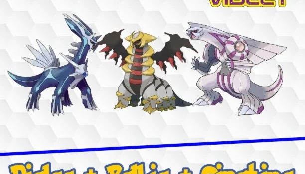 Dialga + Palkia + Giratina Shiny 6IVs - Pokémon Scarlet Viol