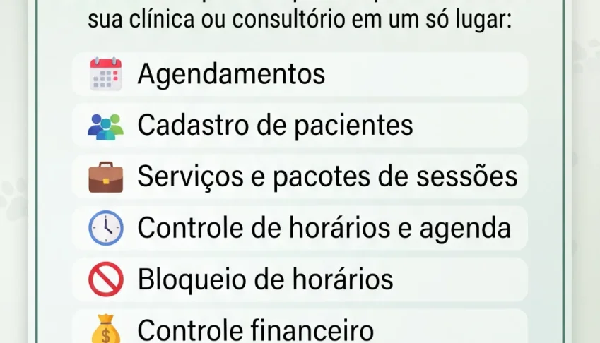🌿✨ Gestão De Clínica De Saúde E Bem-Estar
