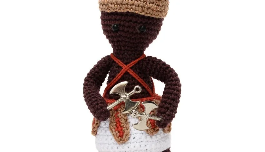 Orixá Xangô em Amigurumi