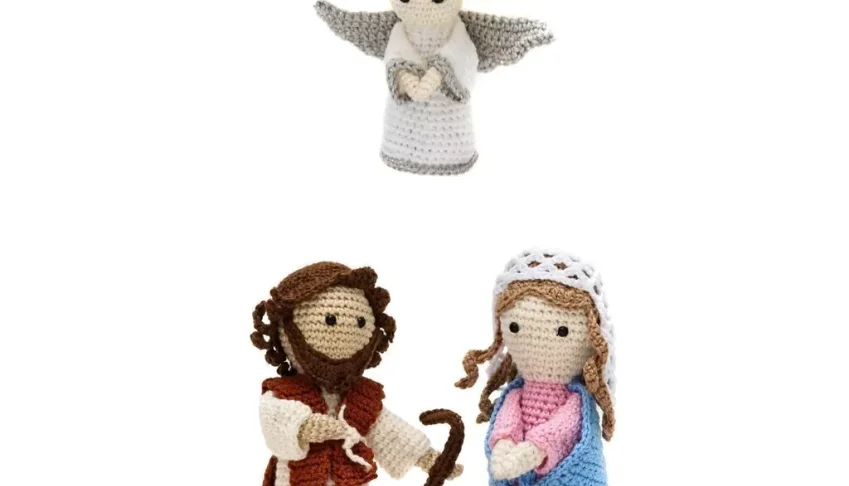 Presépio em amigurumi