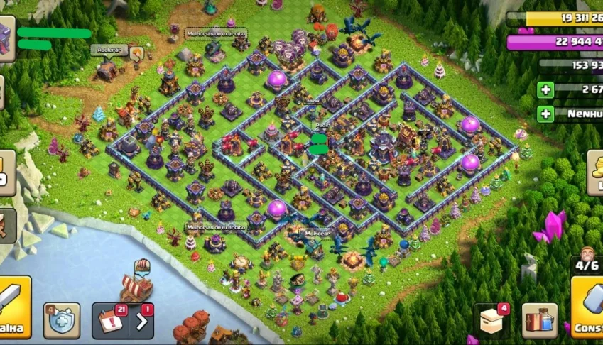 Conta Clash Of Clans Cv15