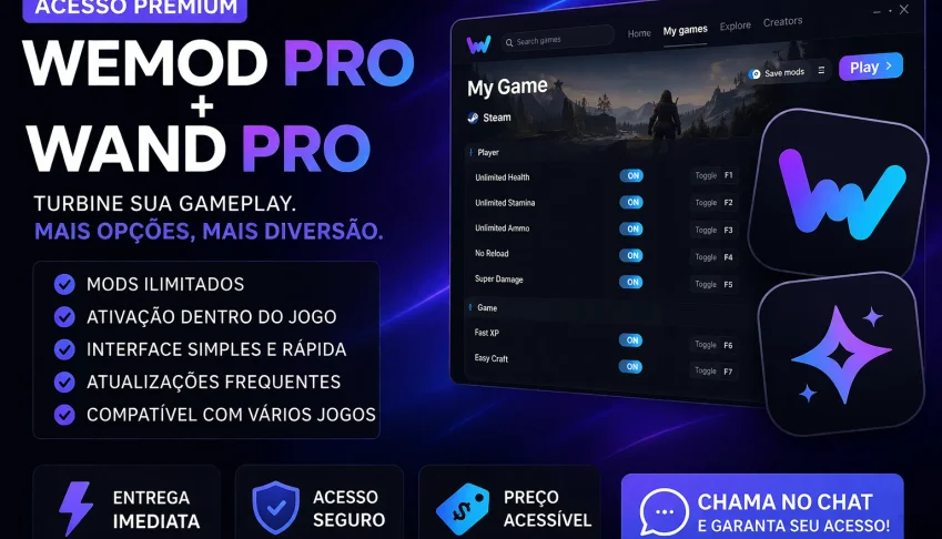 🔥 Acesso Wemod/Wand Pro 🔥