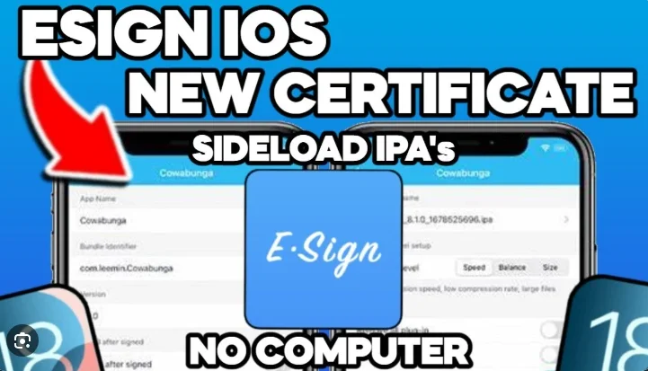 Esing app e Certificado IOS IPHONE para instalar app .ipa