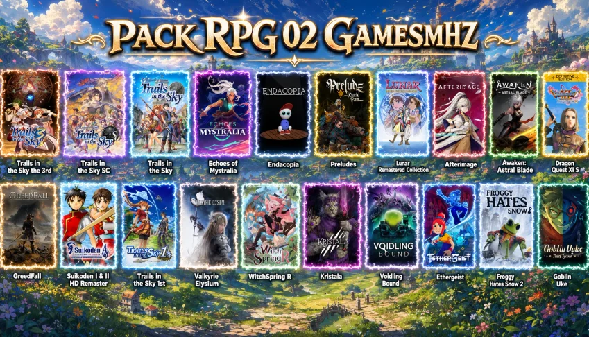 Trails in the Sky 2nd Dlx +Another Eden Begins +20jogos OFF
