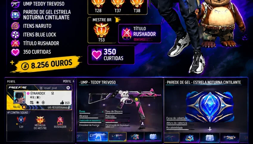 Conta free fire