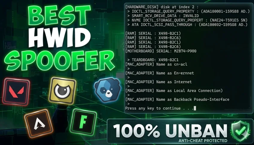 Spoofer Hwid Valorant 100% Não Precisa Formatar O Pc Lifitim