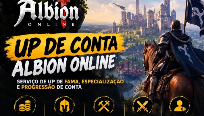 UP de Conta Albion Online | Fama e Progressão.