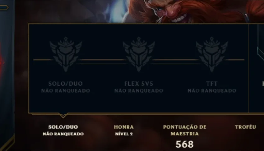 Conta LOL - Platina 1 na season passada
