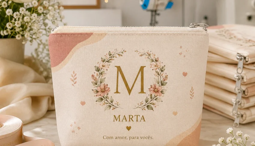Necessaire Personalizada para Casamentos e Eventos