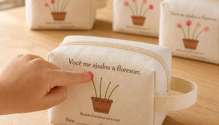 Kit Necessaire Florescer Interativa - Dia dos Professores