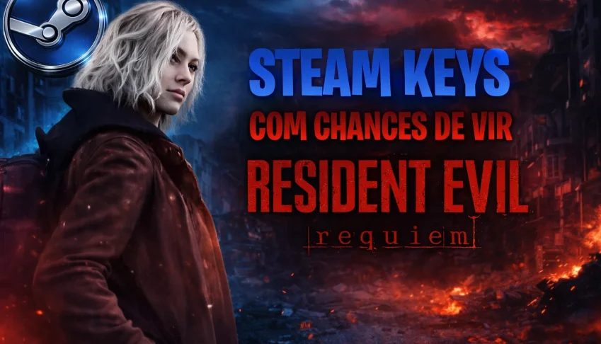Keys STEAM Aleatórias podendo vir Resident Evil Réquien