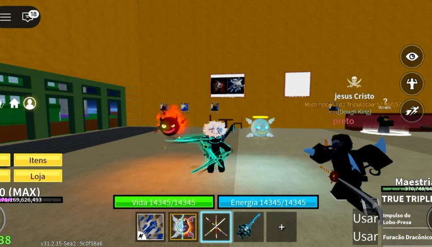 Conta de blox fruit braba