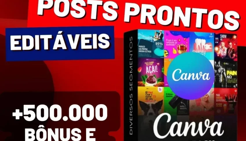 Pack 12 Mil Artes Profissionais ( Canva Editáveis)