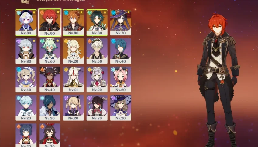 GENSHIN IMPACT AR 50- DILIC, Qiqi, Tartaglia, Xiao e mona 5*