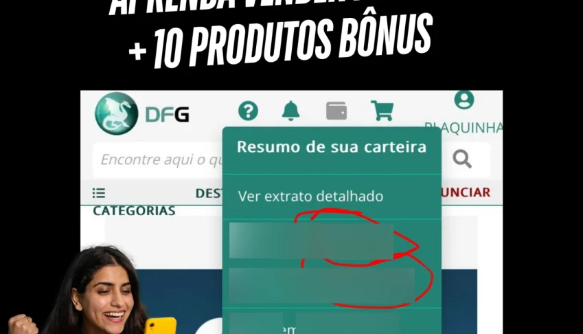 🔥Curso aprenda venda aqui na DFG  10 produto de  brinde