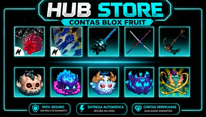 Contas Blox Fruits, Roblox - (Mais De 50 Tipos De Contas)