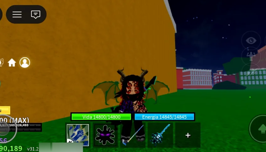 Conta de blox fruits