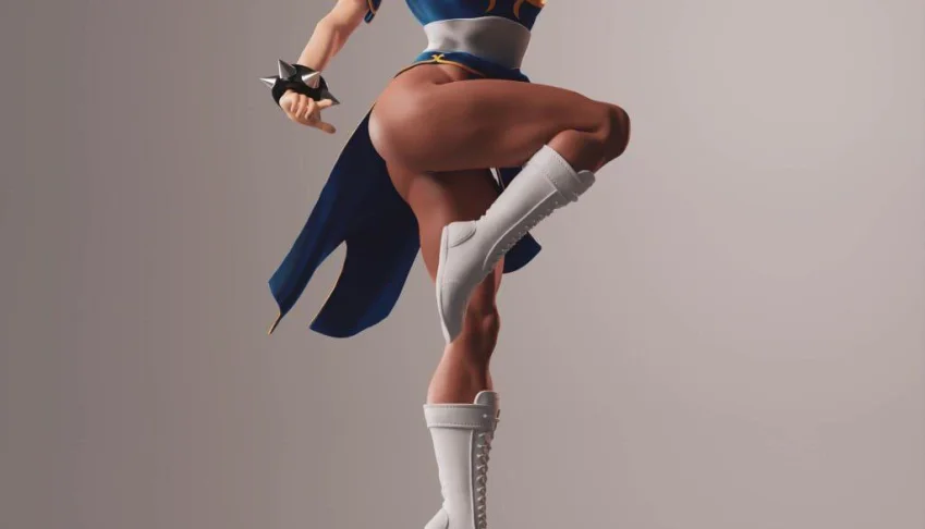 Chun-Li SFV Abe3D stl 3d print