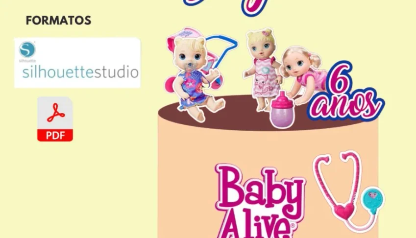 Arquivo Topo De Bolo - Baby A Live