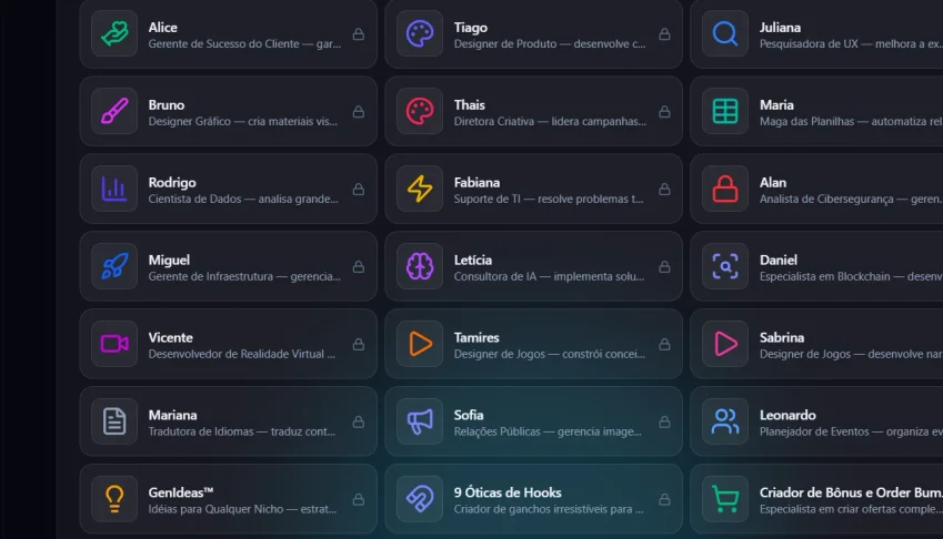 96 Agentes de IA