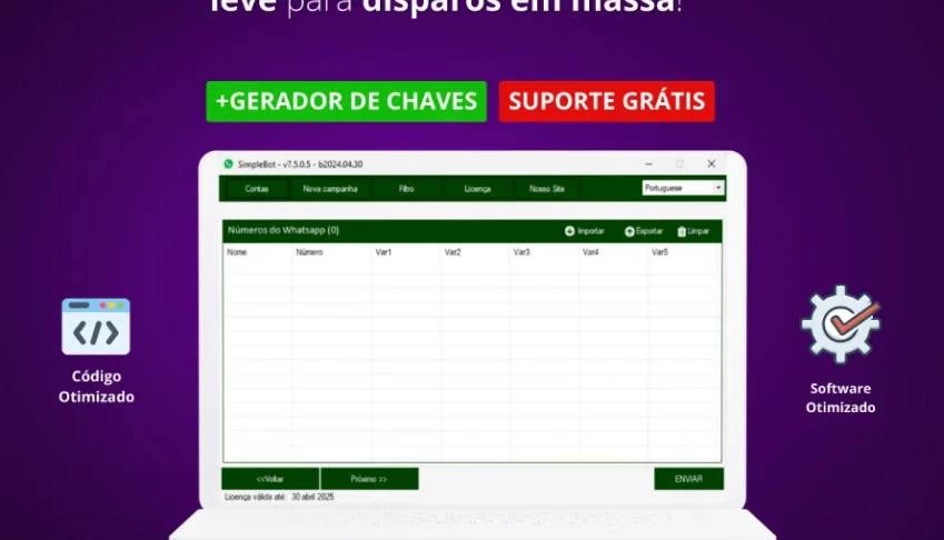 SimpleBot 7.5.0.5 - Disparador para WhatsApp