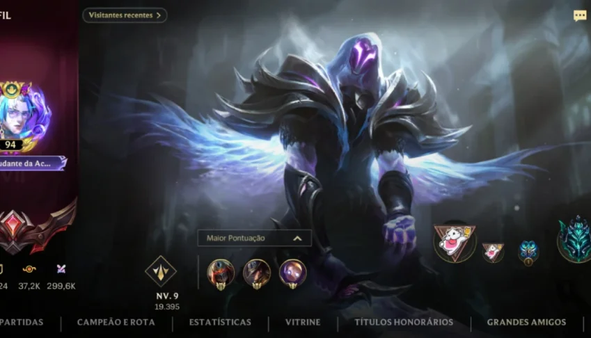 Conta wild rift Antiga