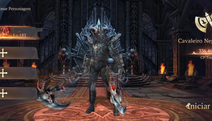 Conta do MU Dark Epoch Mobile Personagem BK LEV 183