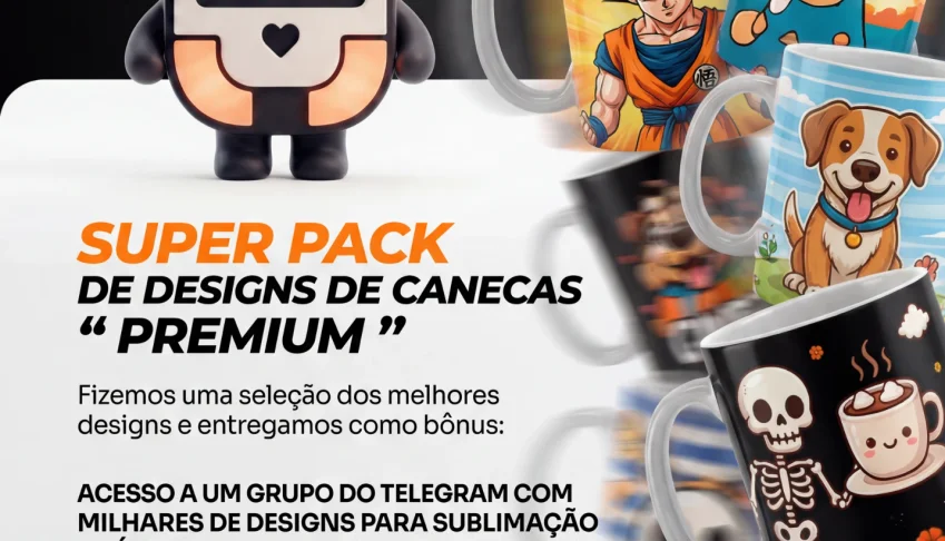 Artes para Canecas e Sublimação