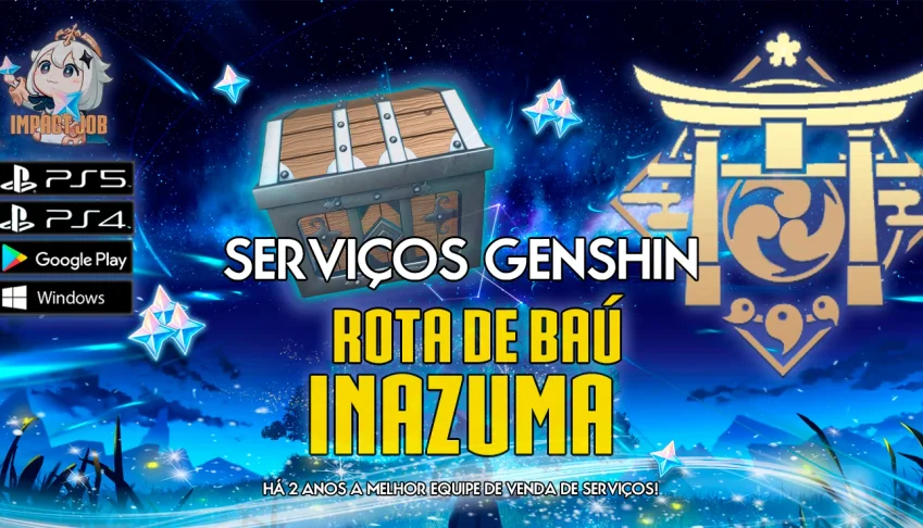 Serviços Genshin - coleta de baús : Inazuma