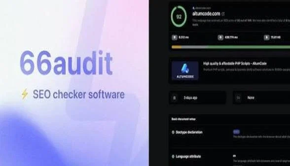 Source PHP 66audit – Software de auditoria de SEO